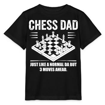 Chess: The Best Design for Dad and Grandpa - Stanley/Stella MINI CREATOR Kids’ T-Shirt - black - Front - Mikhail (115cm)