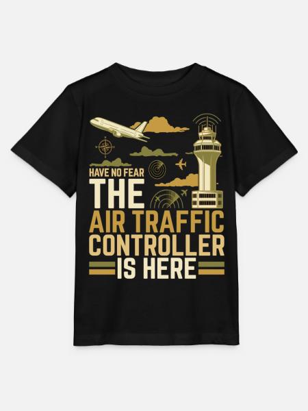 Air Traffic Controller Spruch Fluglotse - Stanley/Stella Kinder T-Shirt MINI CREATOR - Schwarz