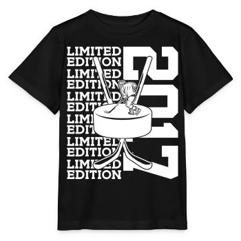 LIMITED EDITION 2017 EISHOCKEY 9. GEBURTSTAG - Stanley/Stella MINI CREATOR Kids’ T-Shirt - black - Front - Mikhail (115cm)