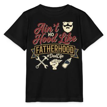 Fatherhood Dad Life Dad Saying - Stanley/Stella MINI CREATOR Kids’ T-Shirt - black - Front - Mikhail (115cm)