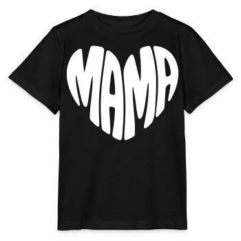 Mom's Heart Mother's Day - Stanley/Stella MINI CREATOR Kids’ T-Shirt - black - Front - Mikhail (115cm)