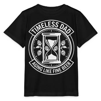 Father's Day Timeless Dad Timeless Classic - Stanley/Stella MINI CREATOR Kids’ T-Shirt - black - Front - Mikhail (115cm)