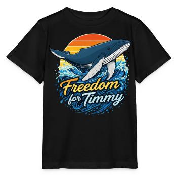Freedom for Timmy - Sundowner - Stanley/Stella MINI CREATOR Kids’ T-Shirt - black - Front - Mikhail (115cm)