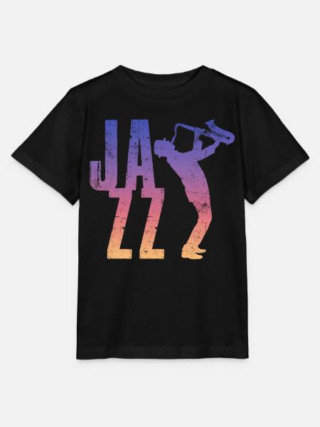 Jazz Retro - Stanley/Stella Kinder T-Shirt MINI CREATOR - Schwarz