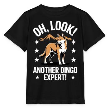 Dingo Australian Wild Dog Animal Lover Design - Stanley/Stella MINI CREATOR Kids’ T-Shirt - black - Front - Mikhail (115cm)