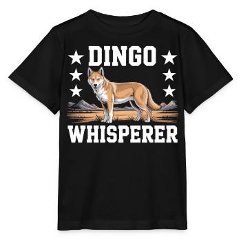 Dingo Australian Wild Dog Animal Lover Design - Stanley/Stella MINI CREATOR Kids’ T-Shirt - black - Front - Mikhail (115cm)