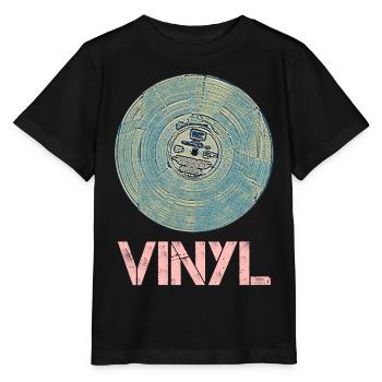 Vinyl Schallplatte für Retro Disco Vintage Freunde - Stanley/Stella Kinder T-Shirt MINI CREATOR  - Schwarz - Vorne - Mikhail (115cm)