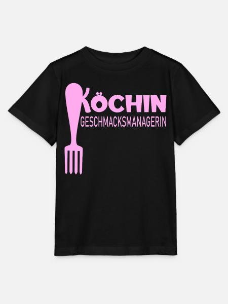 Geschmacksmanagerin Mama Köchin - Stanley/Stella Kinder T-Shirt MINI CREATOR - Schwarz