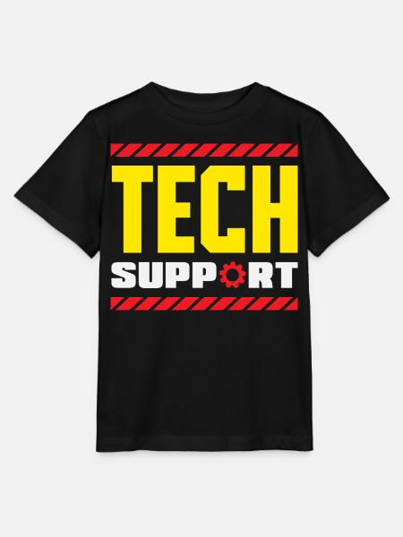 Tech Support Mitarbeiter Zahnrad Industrial - Stanley/Stella Kinder T-Shirt MINI CREATOR - Schwarz