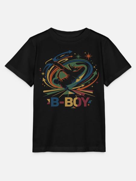 Breakdance B-Boy Graffiti Streetdance - Stanley/Stella Kinder T-Shirt MINI CREATOR - Schwarz