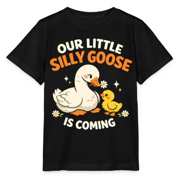 Silly Goose Baby - Stanley/Stella MINI CREATOR Kids’ T-Shirt - black - Front - Mikhail (115cm)