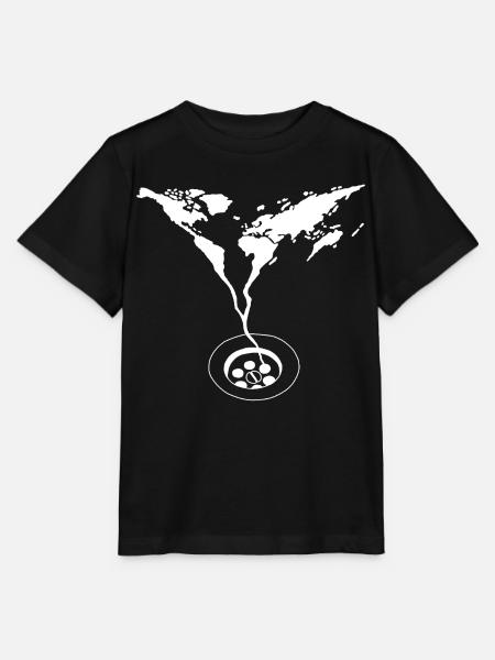 Das Ende der Welt (weiß) - Stanley/Stella Kinder T-Shirt MINI CREATOR  - Schwarz
