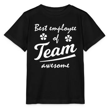 Best Employee Team Awesome - Stanley/Stella MINI CREATOR Kids’ T-Shirt - black - Front - Mikhail (115cm)