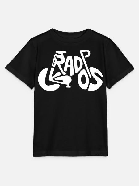 Lustige Fahrrad Sprüche - Nie radlos - Stanley/Stella Kinder T-Shirt MINI CREATOR - Schwarz