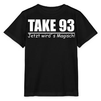 Take 93 Jetzt wird´s Magisch! - Stanley/Stella Kinder T-Shirt MINI CREATOR  - Schwarz - Vorne - Mikhail (115cm)