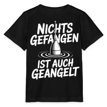 Nichts Gefangen Ist auch Geangelt - Stanley/Stella Kinder T-Shirt MINI CREATOR  - Schwarz - Vorne - Mikhail (115cm)
