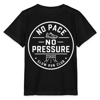 No Pace No Pressure - Stanley/Stella MINI CREATOR Kids’ T-Shirt - black - Front - Mikhail (115cm)