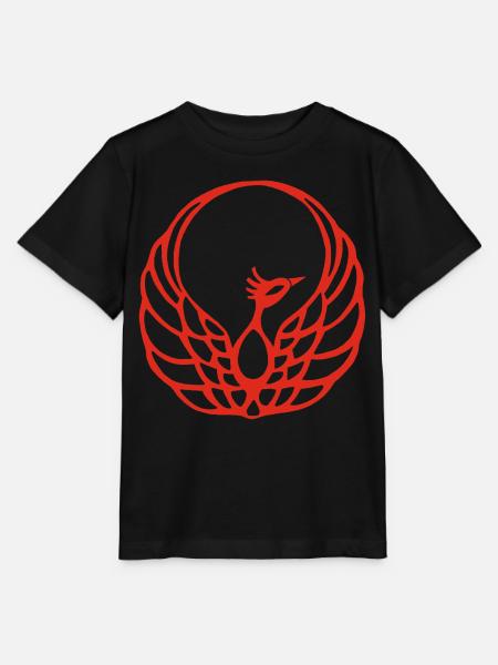 Roter Phönix - Stanley/Stella Kinder T-Shirt MINI CREATOR - Schwarz