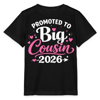 Adorable Cousin Design Hearts and Stars - Stanley/Stella MINI CREATOR Kids’ T-Shirt - black - Front - Mikhail (115cm)