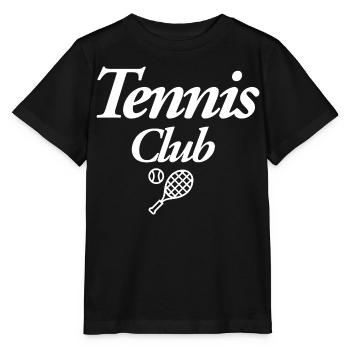 Tennis Club - Stanley/Stella Kinder T-Shirt MINI CREATOR  - Schwarz - Vorne - Mikhail (115cm)