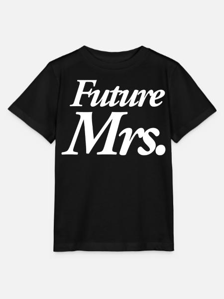 Future Mrs. - Stanley/Stella Kinder T-Shirt MINI CREATOR  - Schwarz