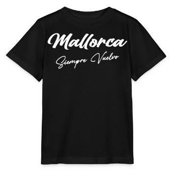 Mallorca - Stanley/Stella Kinder T-Shirt MINI CREATOR  - Schwarz - Vorne - Mikhail (115cm)