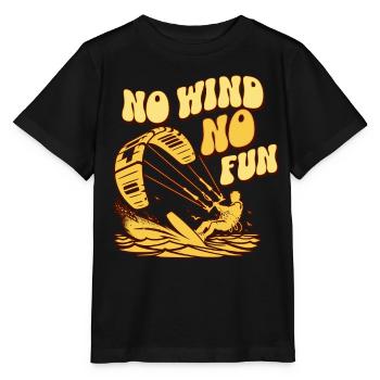 Pas de vent, pas de plaisir - T-shirt bio MINI CREATOR Stanley/Stella Enfant - noir - Devant - Mikhail (115cm)