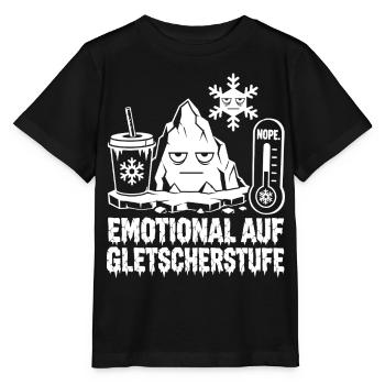 Emotional at glacier level - Stanley/Stella MINI CREATOR Kids’ T-Shirt - black - Front - Mikhail (115cm)