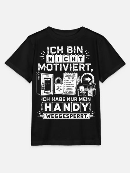 Handy weggesperrt, Fokus gefunden - Stanley/Stella Kinder T-Shirt MINI CREATOR - Schwarz