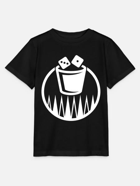 Backgammon | Brettspiel | Geschenk - Stanley/Stella Kinder T-Shirt MINI CREATOR - Schwarz