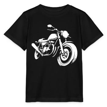Motard Motard - T-shirt bio MINI CREATOR Stanley/Stella Enfant - noir - Devant - Mikhail (115cm)