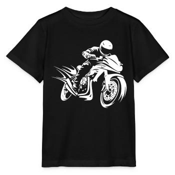 Motard Motard - T-shirt bio MINI CREATOR Stanley/Stella Enfant - noir - Devant - Mikhail (115cm)