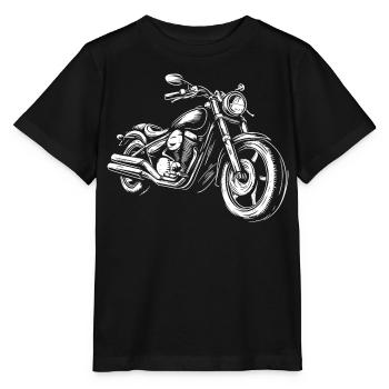 Motard Motard - T-shirt bio MINI CREATOR Stanley/Stella Enfant - noir - Devant - Mikhail (115cm)