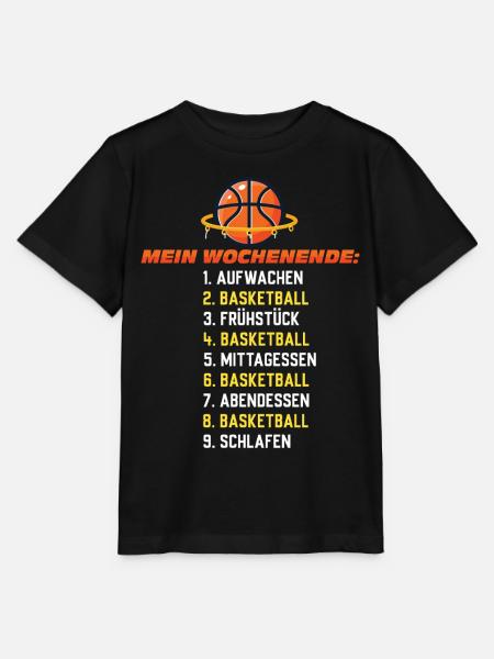 Basketball Weekend – Geschenkidee - Stanley/Stella Kinder T-Shirt MINI CREATOR  - Schwarz