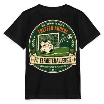 FC Elfmeterallergie - Stanley/Stella Kinder T-Shirt MINI CREATOR  - Schwarz - Vorne - Mikhail (115cm)