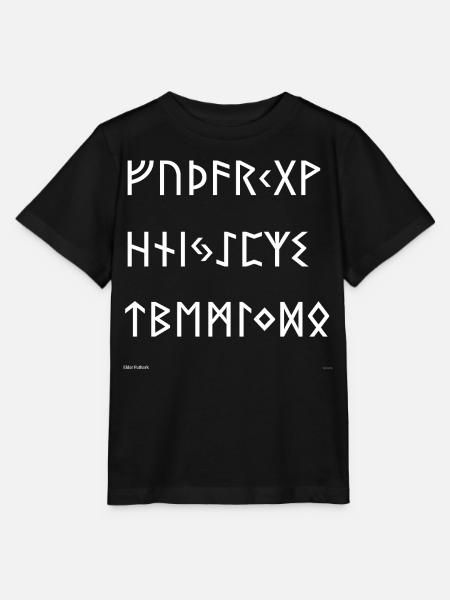 Elder Futhark (weiß) - Stanley/Stella Kinder T-Shirt MINI CREATOR - Schwarz