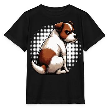 Jack Russel terrier Jack russel Besitzer Jacky - Stanley/Stella Kinder T-Shirt MINI CREATOR  - Schwarz - Vorne - Mikhail (115cm)