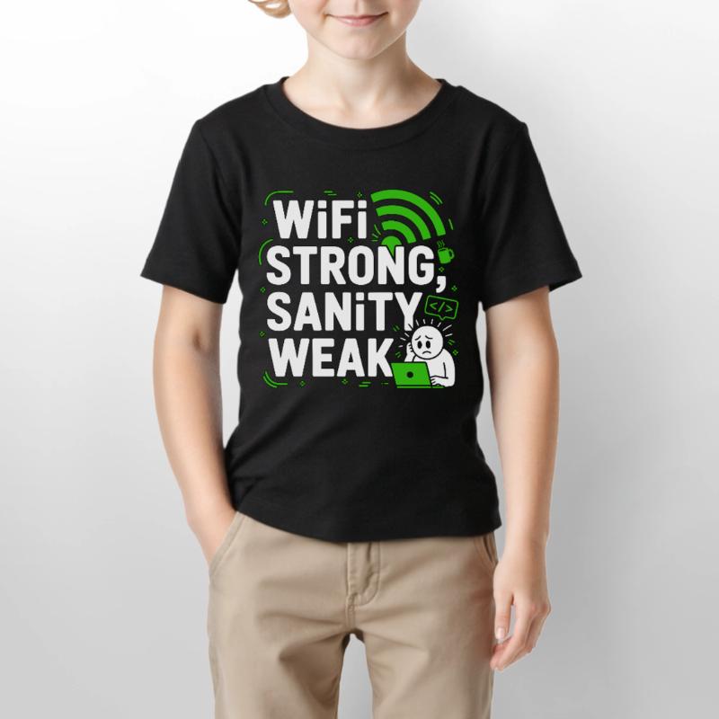 Remote Developer WiFi Strong Software Engineering Stanley/Stella Kinder T-Shirt MINI CREATOR 