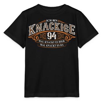 94. Geburtstag Ich Bin Knackige 94 - Stanley/Stella Kinder T-Shirt MINI CREATOR  - Schwarz - Vorne - Mikhail (115cm)
