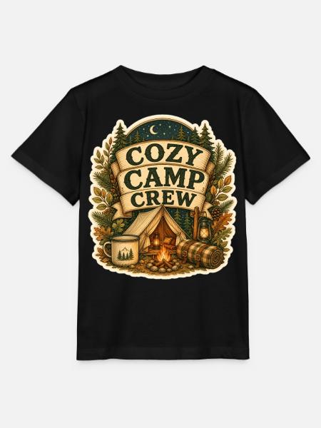 COZY CAMP CREW - Stanley/Stella Kinder T-Shirt MINI CREATOR - Schwarz