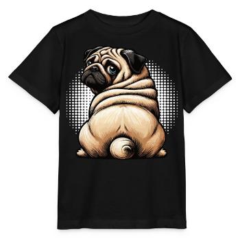 Carlin Carlin Propriétaire de carlin Amoureux du carlin Porte-carlin - T-shirt bio MINI CREATOR Stanley/Stella Enfant - noir - Devant - Mikhail (115cm)