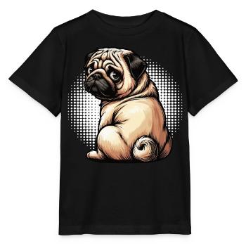 Carlin Carlin Propriétaire de carlin Amoureux du carlin Porte-carlin - T-shirt bio MINI CREATOR Stanley/Stella Enfant - noir - Devant - Mikhail (115cm)