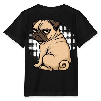 Carlin Carlin Propriétaire de carlin Amoureux du carlin Porte-carlin - T-shirt bio MINI CREATOR Stanley/Stella Enfant - noir - Devant - Mikhail (115cm)