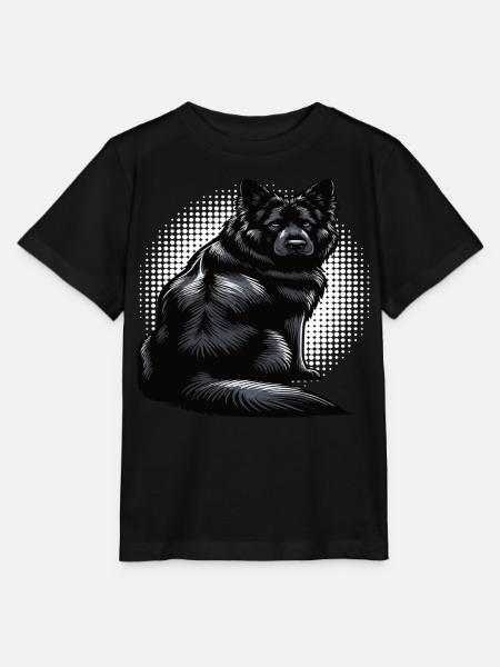 Schwarzer Schäferhund Schäferhundbesitzer - Stanley/Stella Kinder T-Shirt MINI CREATOR - Schwarz