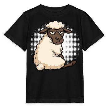 Schaf Schafe Schäfer Schafhalter Schafbock - Stanley/Stella Kinder T-Shirt MINI CREATOR  - Schwarz - Vorne - Mikhail (115cm)