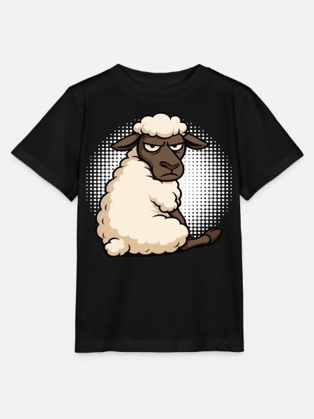 Schaf Schafe Schäfer Schafhalter Schafbock - Stanley/Stella Kinder T-Shirt MINI CREATOR  - Schwarz