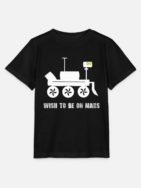Mars Rover Traum - Stanley/Stella Kinder T-Shirt MINI CREATOR  - Schwarz