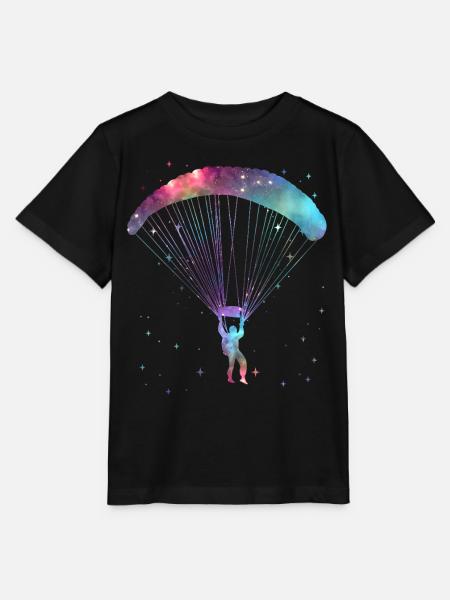 Paragliding Gleitschirmfliegen Gleitschirm - Stanley/Stella Kinder T-Shirt MINI CREATOR  - Schwarz