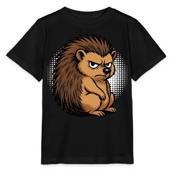 Hedgehog Hedgehog Lover Hedgehog Owner Hedgehog Keeper Stinger - Stanley/Stella MINI CREATOR Kids’ T-Shirt - black - Front - Mikhail (115cm)