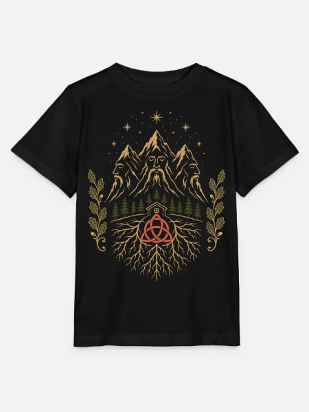 Wurzeln des Triglav-Gebirges - Stanley/Stella Kinder T-Shirt MINI CREATOR - Schwarz
